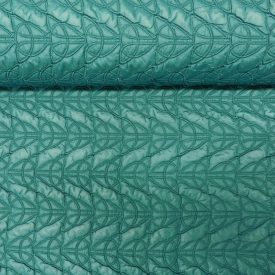 Steppelt  anyag türkiz / zöld 130 cm
