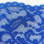 Egyszínű alkalmi csipkr királykék 140 cm széles