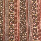 Mintás flokon barna alpon apró virág minta 140 cm széles