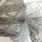 Egyszínű alkalmi csipke fehér 150 cm