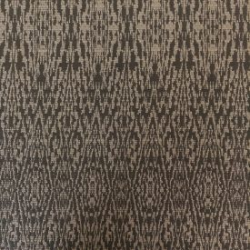 Mintás vastag jacquard barna / fekete 136 - 138 cm