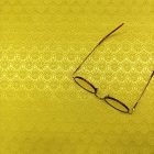 Mintás jacquard zöldessárga 145 cm