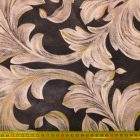 Mintás dekorvászon vintage liliom 280 cm széles