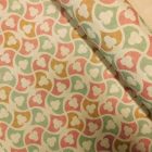 Mintás dekorvászon ginkgo 280 cm széles