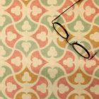 Mintás dekorvászon ginkgo 280 cm széles