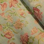 Mintás dekorvászon vintage virágos 280 cm széles