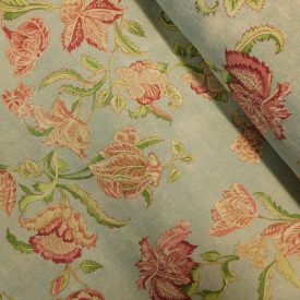 Mintás dekorvászon vintage virágos 280 cm széles