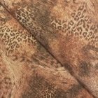 Mintás vastag kötött barna lurexes ocelot 146 - 148 cm