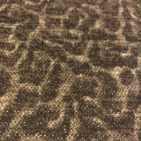 Mintás vastag kötött szürke lurexes ocelot 146 - 148 cm
