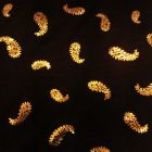  Alkalmi jersey fekete / arany Török minta 135 - 140 cm