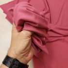 Egyszínű viszkóz jersey mályva 180 cm