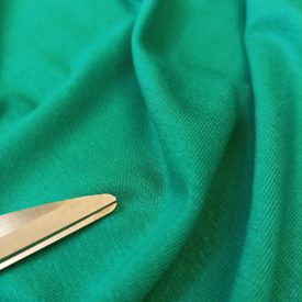 Egyszínű viszkóz jersey zöld 180 cm