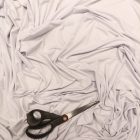 Egyszínű viszkóz jersey fehér (off white) 180 cm