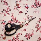 Mintás jacquard szövet virágos 143 - 148 cm