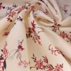 Mintás jacquard szövet virágos 143 - 148 cm