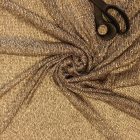 Alkalmi flitteres kötött fekete / fehér / arany / barna 160 cm