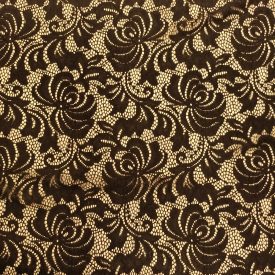 Csipke elasztikus fekete 150 cm