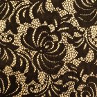 Csipke elasztikus fekete 150 cm