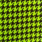 Mintás punto fekete / uv.zöld "tyúkláb" minta 150 cm széles