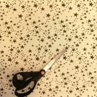 Mintás jacquard fehér / keki csillag minta 152 - 154 cm