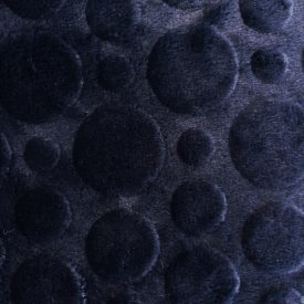 Műszőrme mintás sötétkék 150 cm