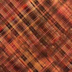   Mintás muszlin terrakotta, barna, narancs, bordó, fehér 142 - 144 cm