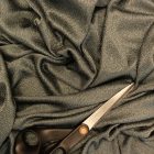 Alkalmi bordás kötött grafitszürke 130 - 132 cm