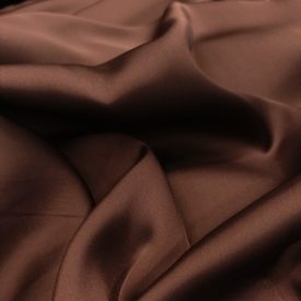 Egyszínű shantung barna 140 - 142 cm