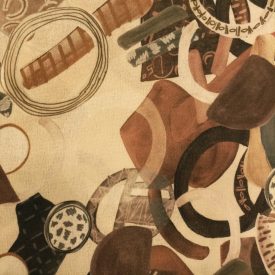 Vastag kötött absztrakt minta 140 cm