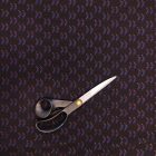 Mintás vastag kötött lurexes minta 160 cm