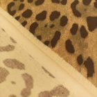 Vízlepergető technikai szövet keki zöld ocelot minta 150 cm