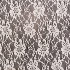 Csipke rugalmas fehér 140 - 142 cm széles