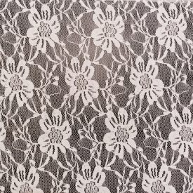 Csipke rugalmas fehér 140 - 142 cm széles