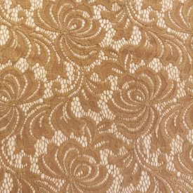 Csipke rugalmas mogyoró 150 cm széles