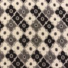 Mintás jacquard lurexes nyers / fekete / szürke / ezüst  145 - 150 cm