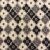 Mintás jacquard lurexes nyers / fekete / szürke / ezüst  145 - 150 cm