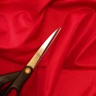 Taft piros enyhén gyűrt 140 - 150 cm széles