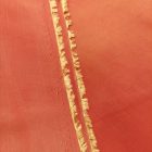 Taft lazac színű,  enyhén gyűrt 145 - 150 cm széles