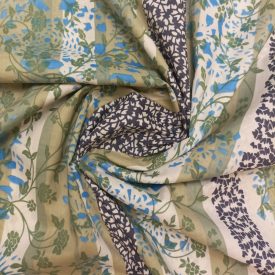 Mintás flokon (puplin) 140 cm széles