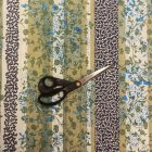 Mintás flokon (puplin) 140 cm széles