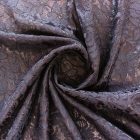 Egyszínű csipkés szatén sötétkék 140 - 142 cm széles