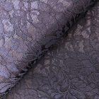 Egyszínű csipkés szatén sötétkék 140 - 142 cm széles