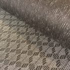 Mintás jacquard vastag lurexes fekete / ezüst 130 - 132 cm széles