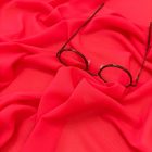 Egyszínű georgette muszlin málna 150 cm széles