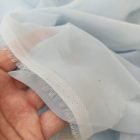 Egyszínű muszlin világoskék 142 144 cm széles