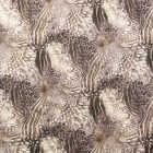 Mintás muszlin szürke / fekete / fehér ocelot minta 150 cm széles