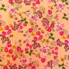 Mintás flokon apró virág minta 140 cm széles