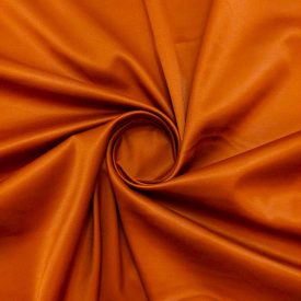 Egyszínű pamut szatén sötét mustár 150 cm széles