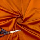 Egyszínű pamut szatén sötét mustár 150 cm széles