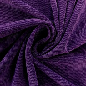 Egysínű kordbársony lila 145 cm széles